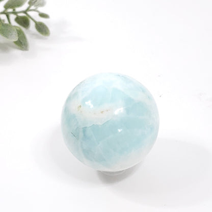 Blue Hemimorphite Sphere for Joy, Calm and Emotional Balance