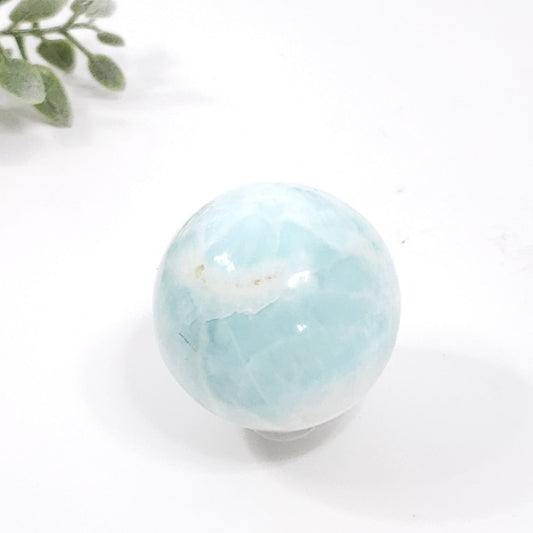 Blue Hemimorphite Sphere for Joy, Calm and Emotional Balance