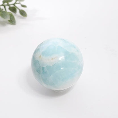 Blue Hemimorphite Sphere for Joy, Calm and Emotional Balance