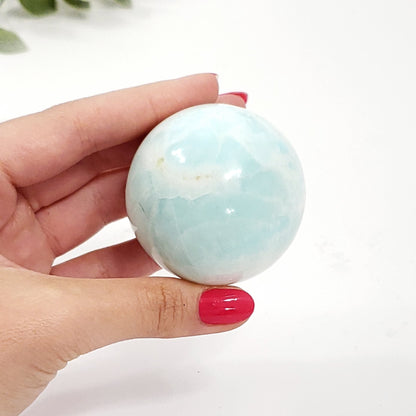 Blue Hemimorphite Sphere for Joy, Calm and Emotional Balance