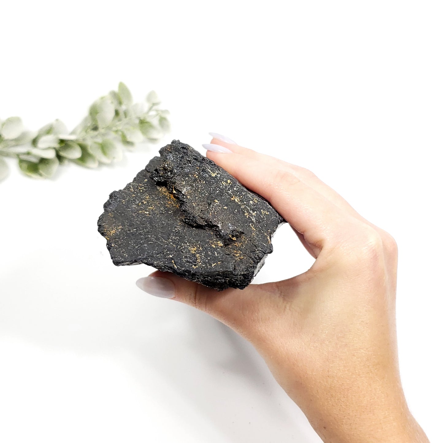 Large Raw Black Tourmaline Crystal – Protection, Grounding, and Cleansing Energy
