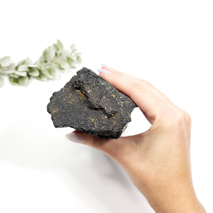 Large Raw Black Tourmaline Crystal – Protection, Grounding, and Cleansing Energy