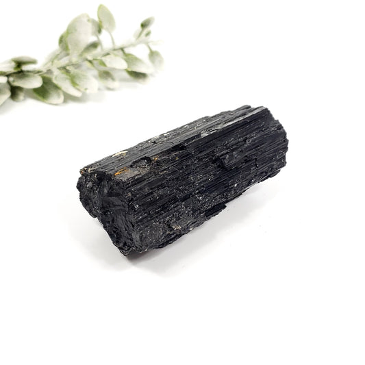Small Natural Black Tourmaline Crystal – Grounding, Protection, and Balance