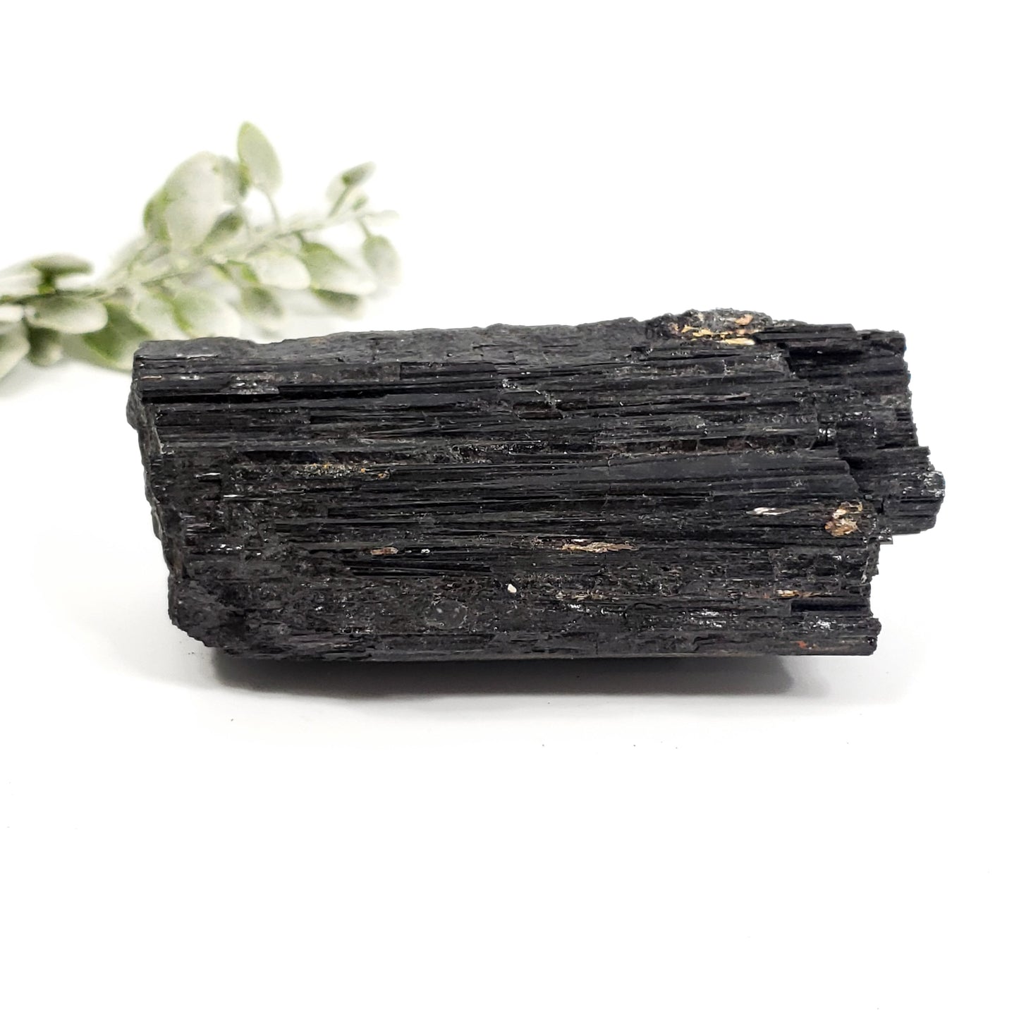 Medium Raw Black Tourmaline Crystal – Grounding, Protection, and Energy Cleansing