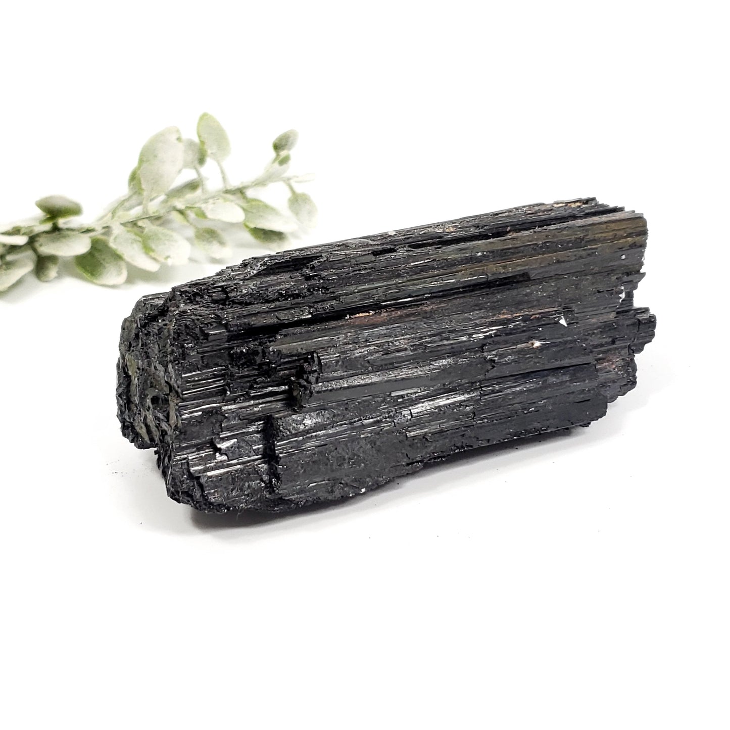 Medium Raw Black Tourmaline Crystal – Grounding, Protection, and Energy Cleansing