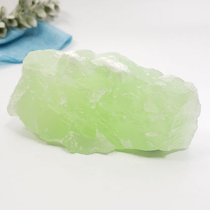 Green Calcite Crystal for Emotional Renewal and Balance