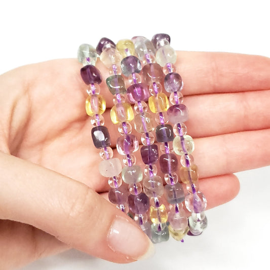 Rainbow Fluorite Bracelet – Clarity, Balance and Gentle Energy Flow