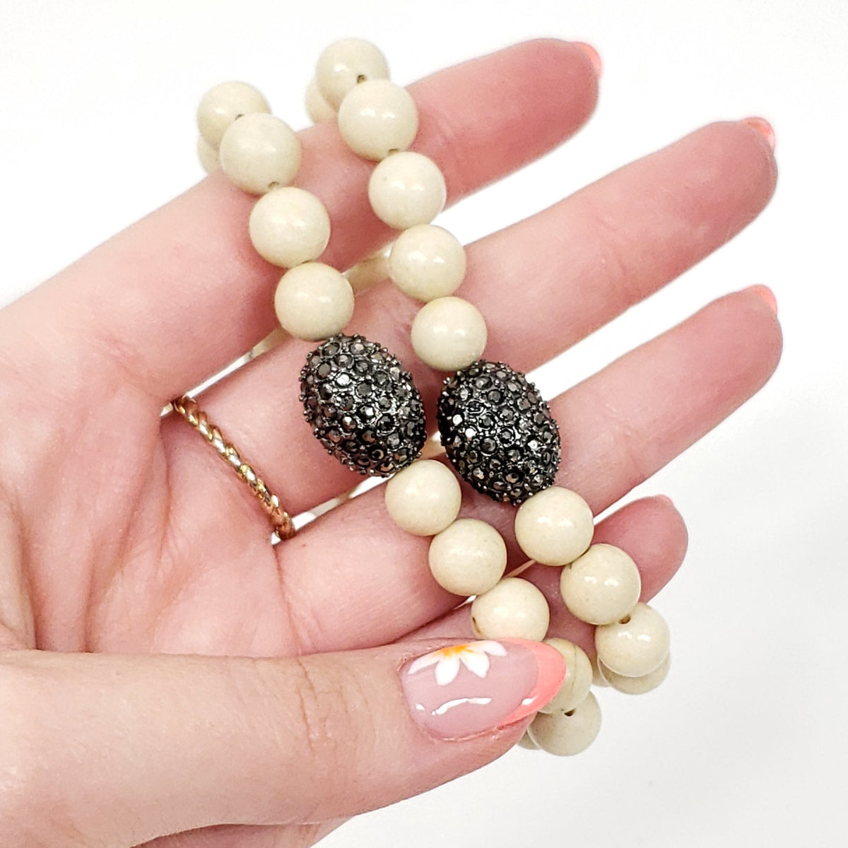 Riverstone Jasper 8mm Bracelet for Balance and Moving Forward