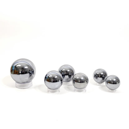 Silver Terahertz Sphere for Focus, Balance, and Modern Energy Care