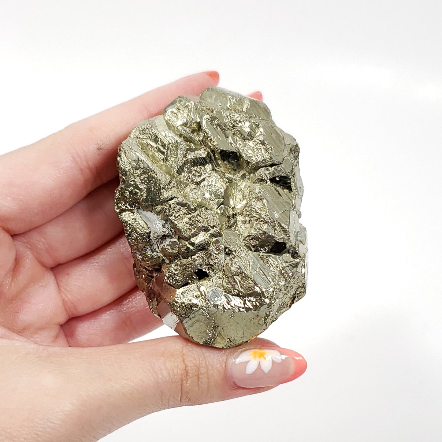 Natural Pyrite Crystal for Strength, Confidence and Grounded Momentum