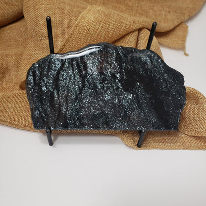 Specular Hematite Slab for Grounding, Focus, and Steady Strength