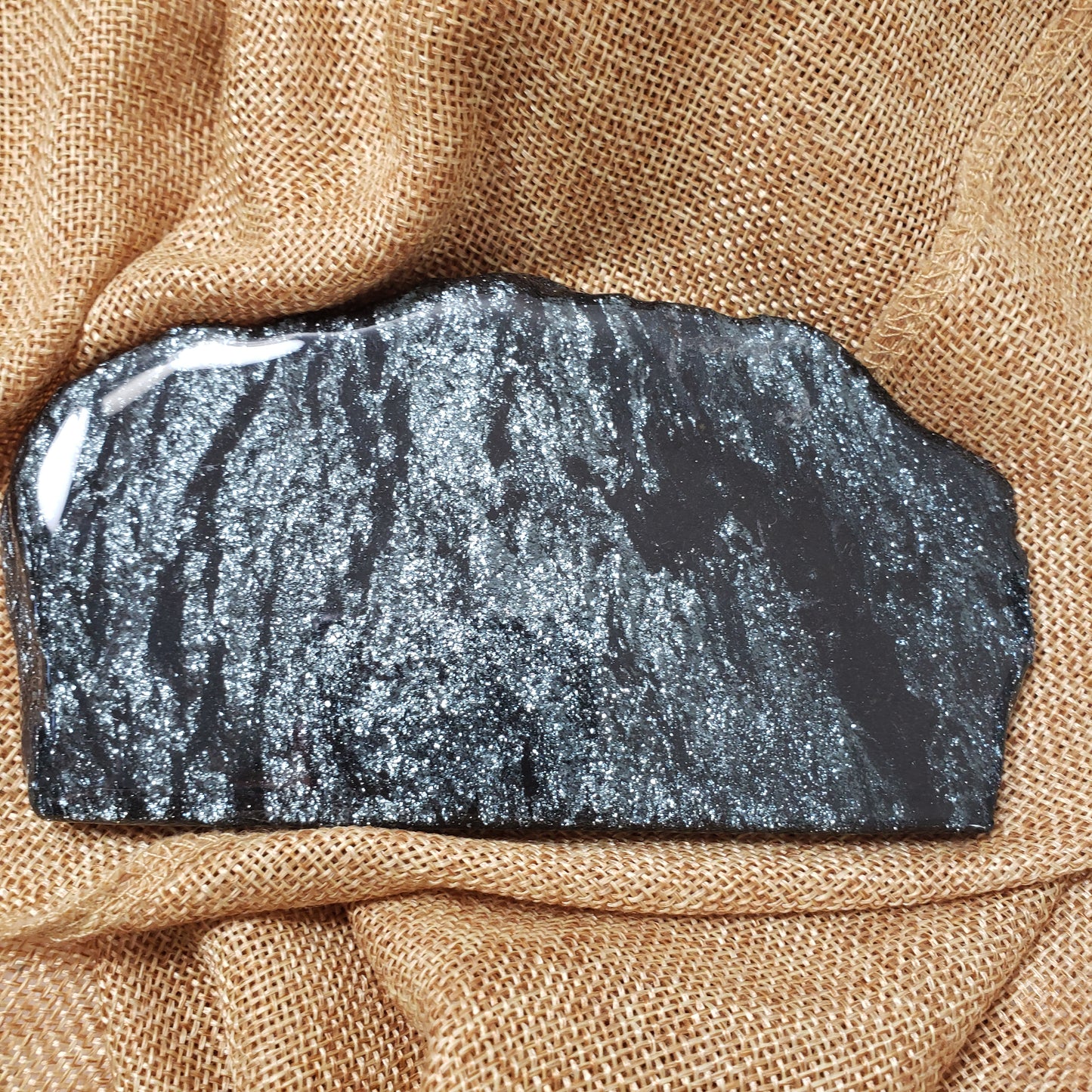 Specular Hematite Slab for Grounding, Focus, and Steady Strength