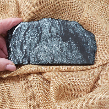 Specular Hematite Slab for Grounding, Focus, and Steady Strength