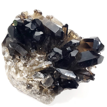 Large Smoky Quartz Cluster from Brazil for Grounding and Protection