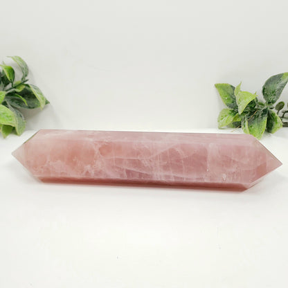 XL Rose Quartz Double Terminated Point for Love and Harmony