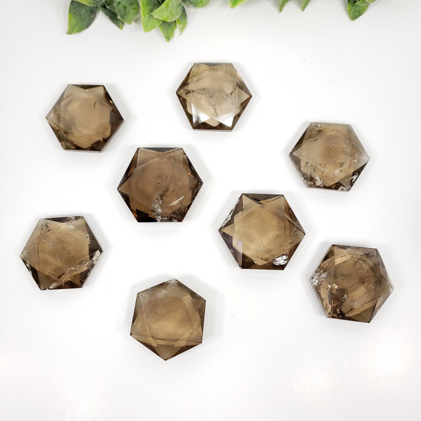 Large Smoky Quartz Hexagon – Balance, Clarity, and Grounded Peace