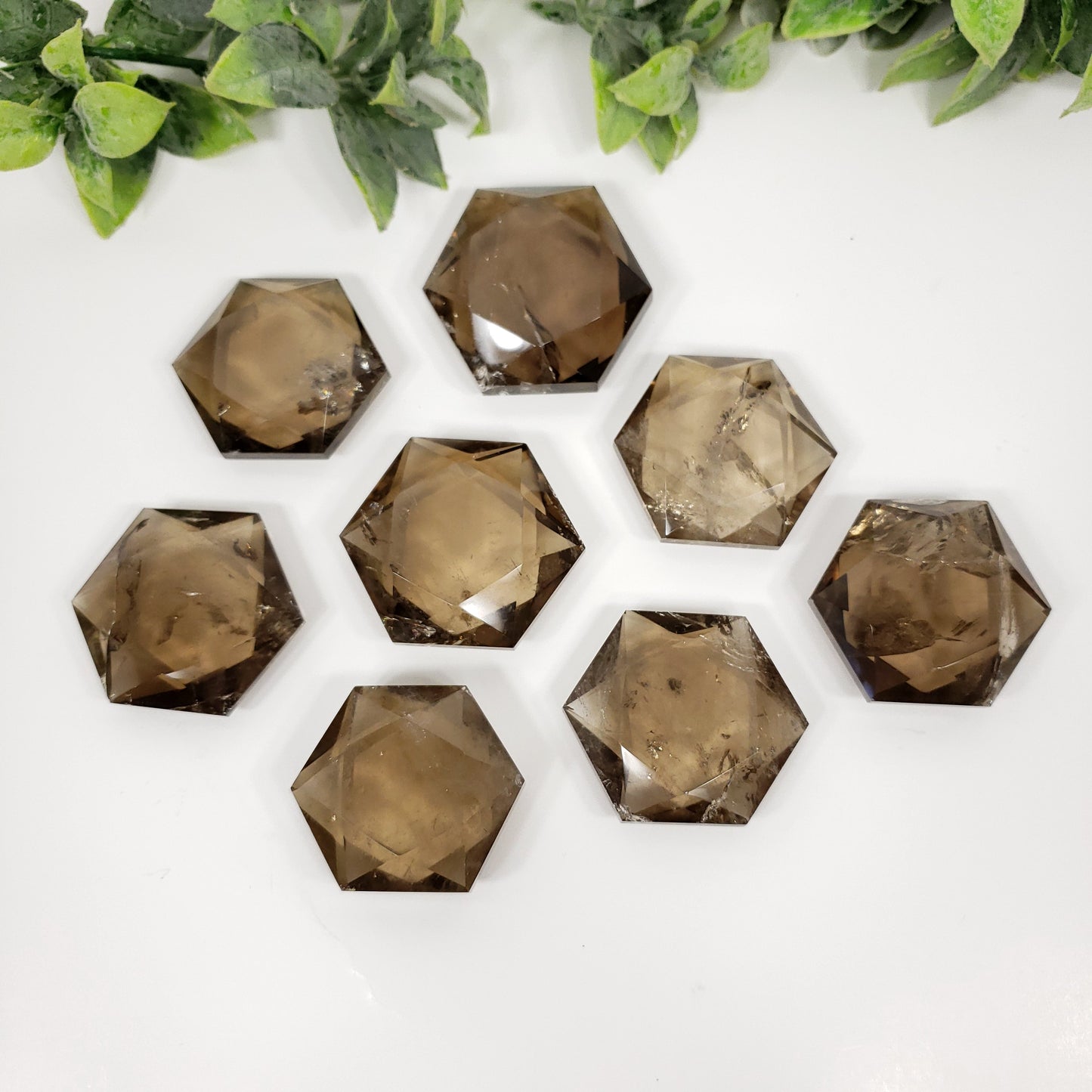 Large Smoky Quartz Hexagon – Balance, Clarity, and Grounded Peace