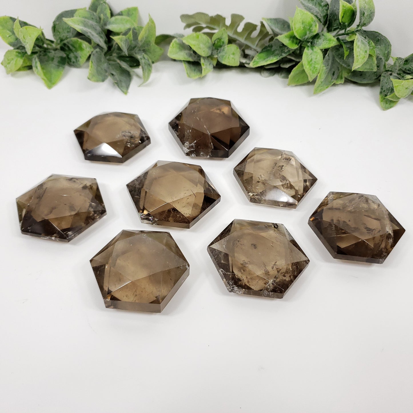 Large Smoky Quartz Hexagon – Balance, Clarity, and Grounded Peace