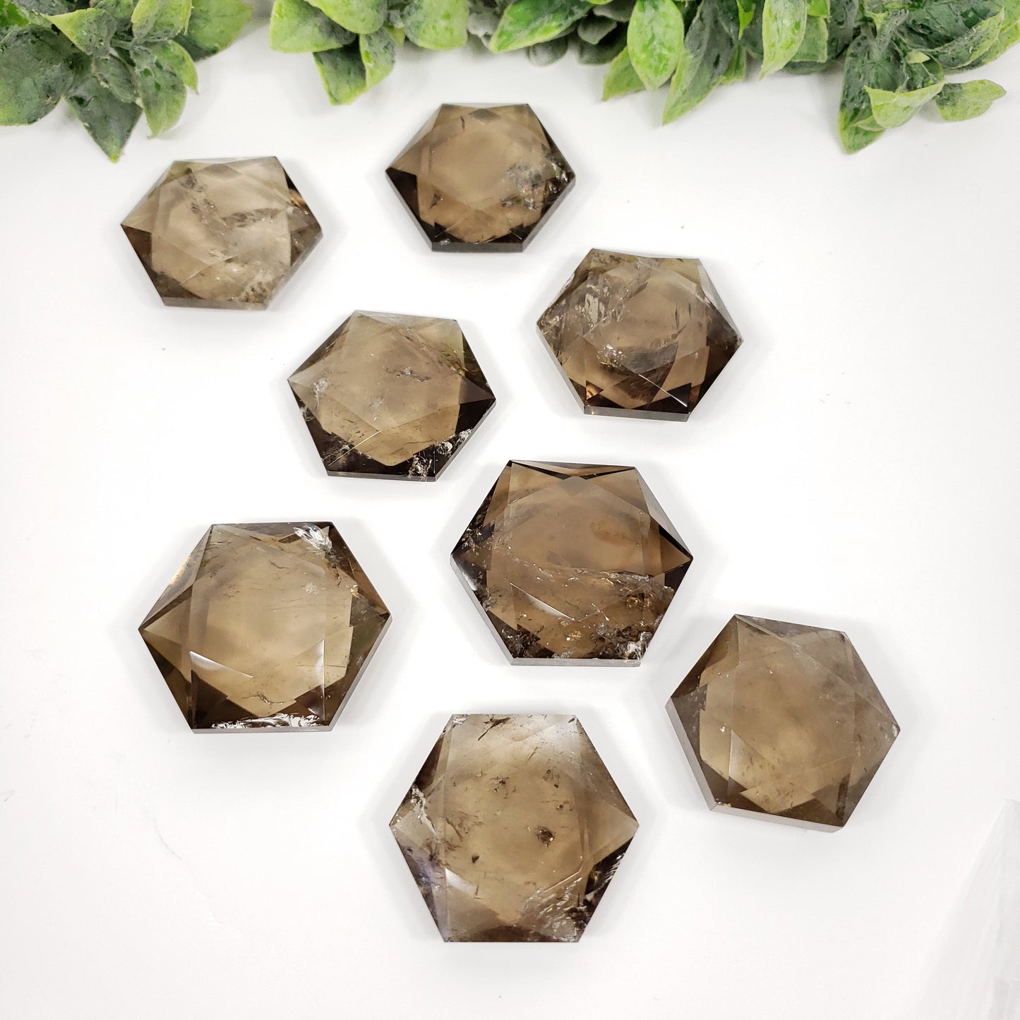 Large Smoky Quartz Hexagon – Balance, Clarity, and Grounded Peace