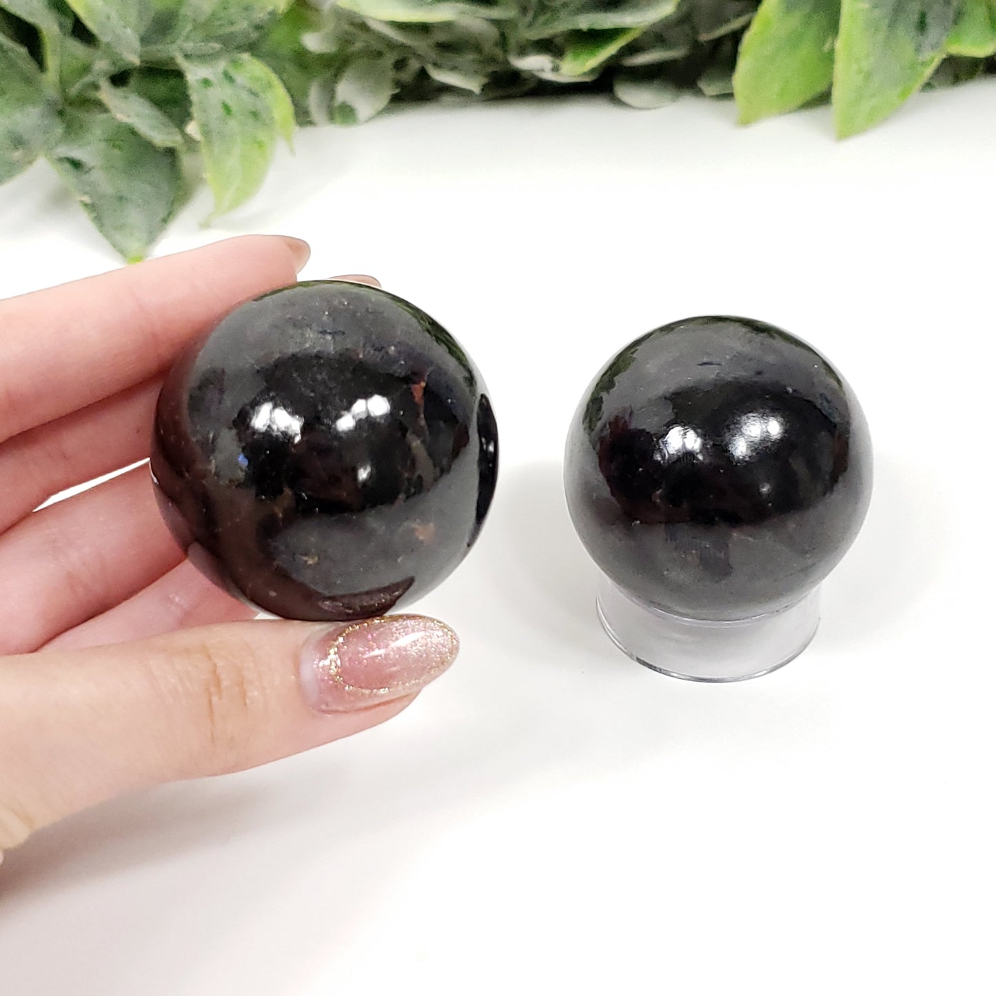 Natural Red Garnet Sphere for Energy, Passion & Root Chakra Healing