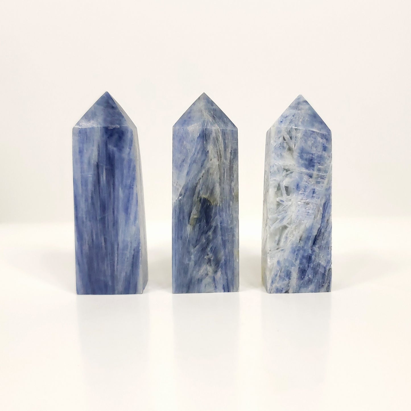 Blue Kyanite Point for Clarity, Alignment, and Calm
