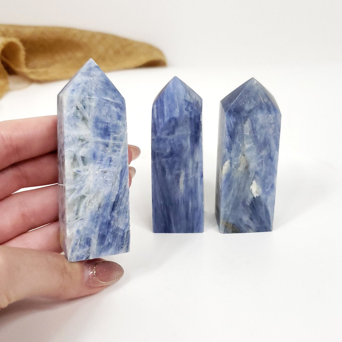 Blue Kyanite Point for Clarity, Alignment, and Calm