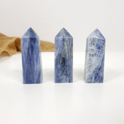 Blue Kyanite Point for Clarity, Alignment, and Calm