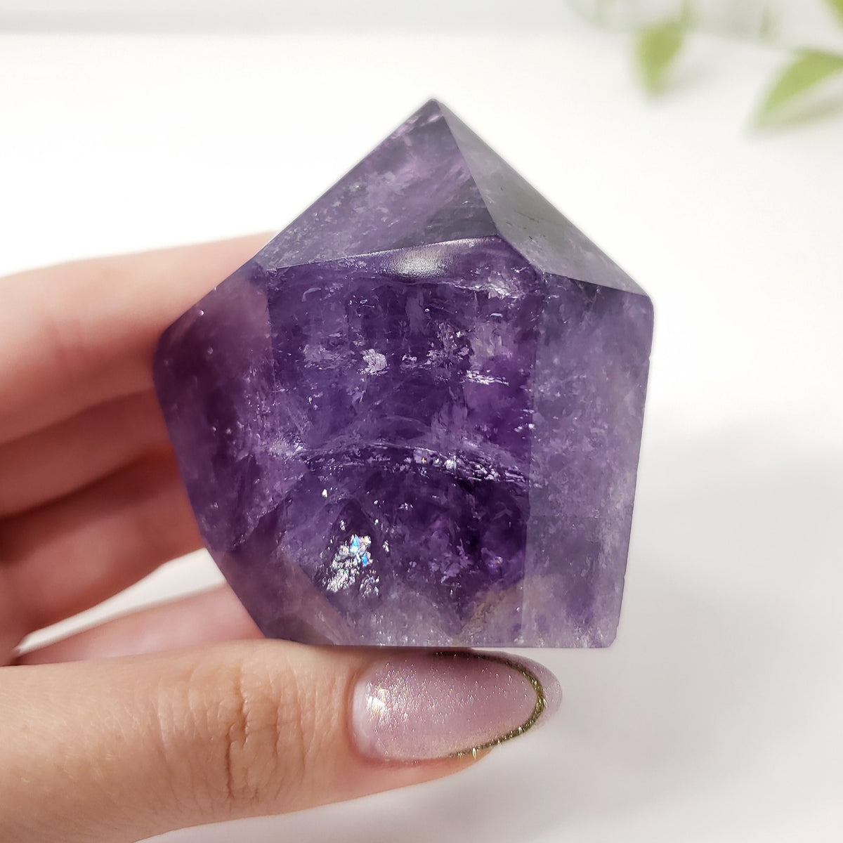 Premium Amethyst Point | Deep Purple Crystal for Calm &amp; Clarity