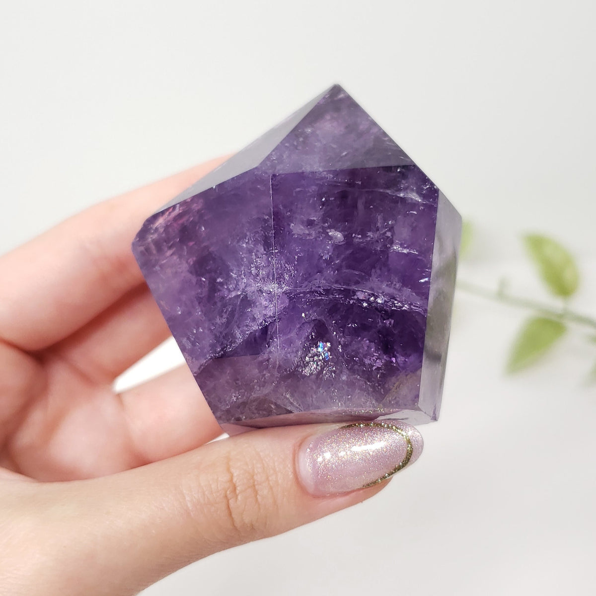Premium Amethyst Point | Deep Purple Crystal for Calm &amp; Clarity