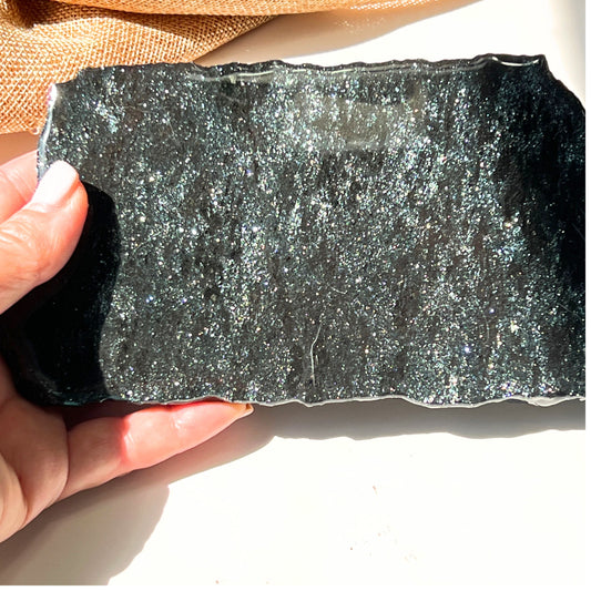 Specular Hematite Slab – Clarity, Grounding & Reflective Insight