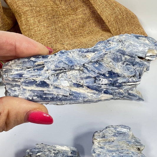 Raw Blue Kyanite with Mica & Quartz – Crystal for Alignment & Insight