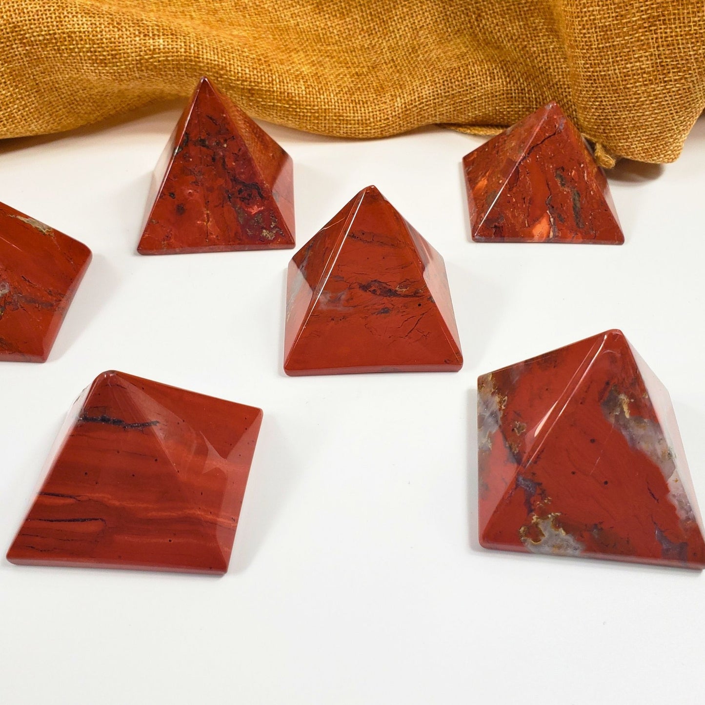 Red Jasper Pyramid