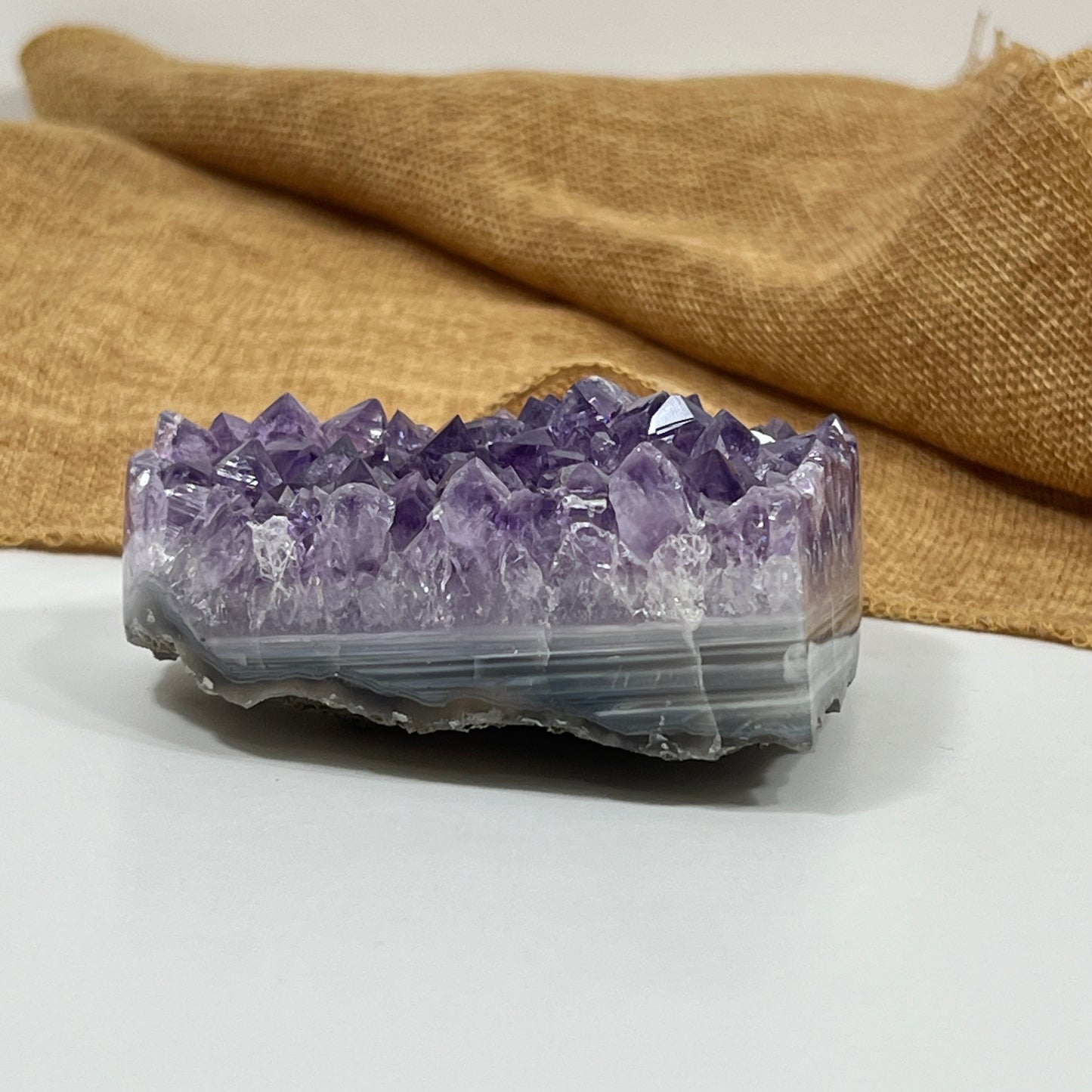 Amethyst Heart Cluster for Grounded Calm and Emotional Balance