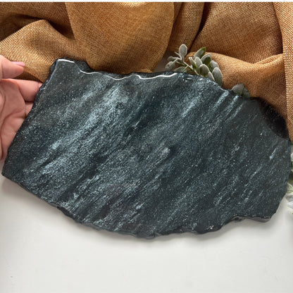 XL Specular Hematite Slab – For Grounding, Strength, and Reflective Energy