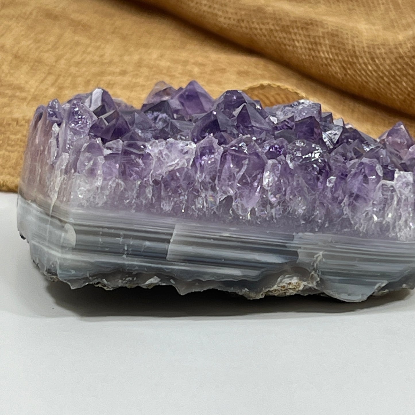 Amethyst Heart Cluster for Grounded Calm and Emotional Balance