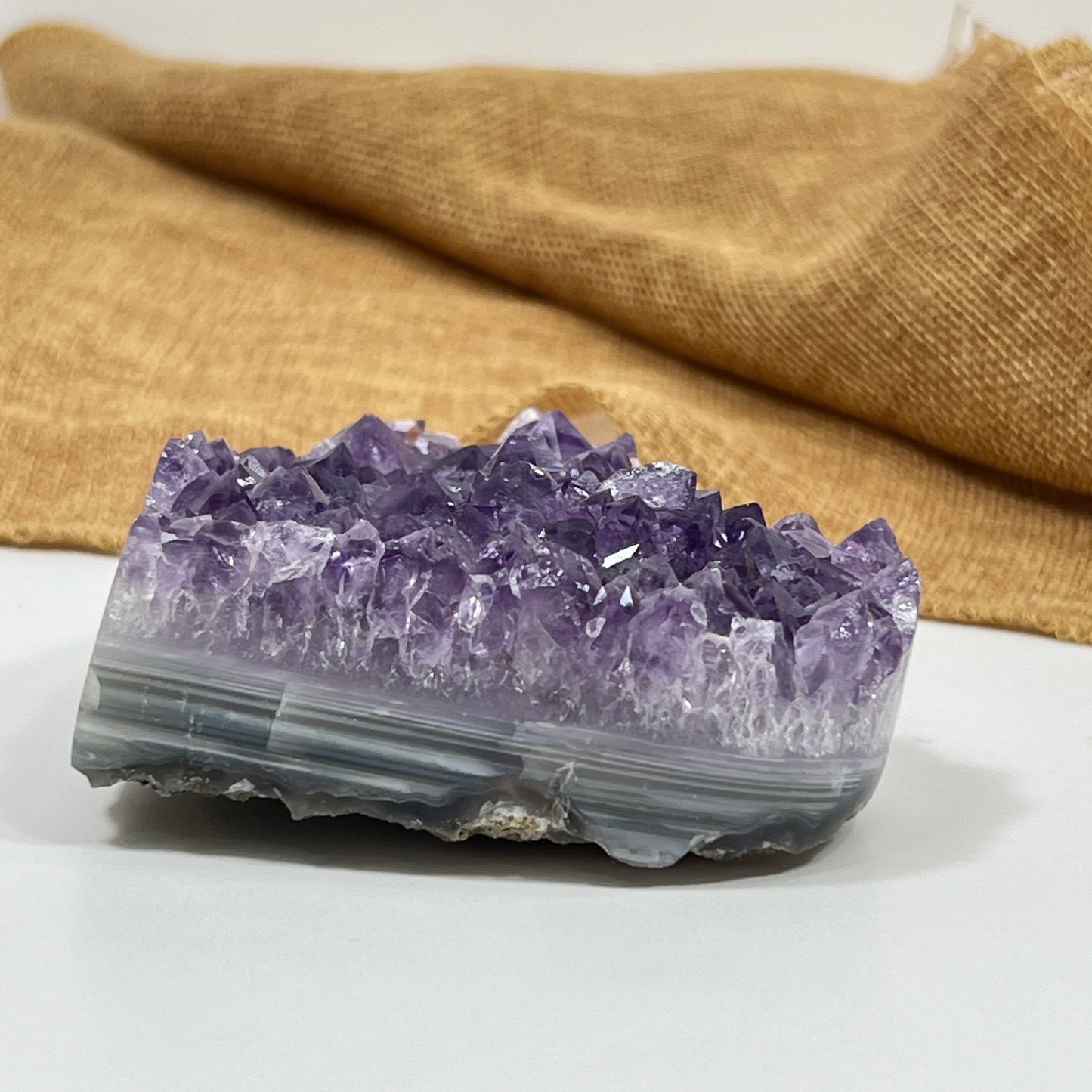 Amethyst Heart Cluster for Grounded Calm and Emotional Balance