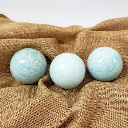 Amazonite Sphere for Self-Trust, Calm and Clear Communication