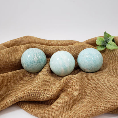 Amazonite Sphere for Self-Trust, Calm and Clear Communication