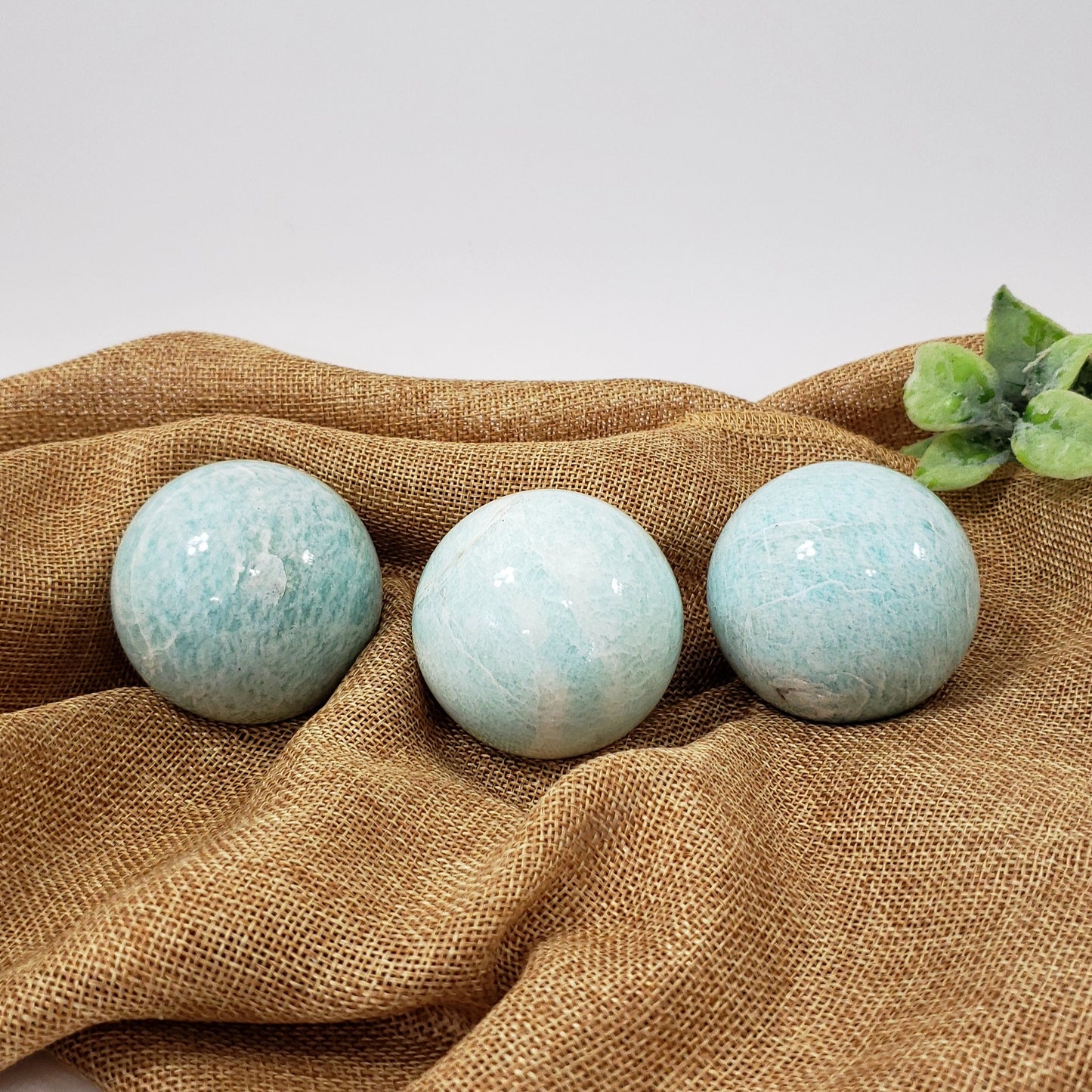 Amazonite Sphere for Self-Trust, Calm and Clear Communication