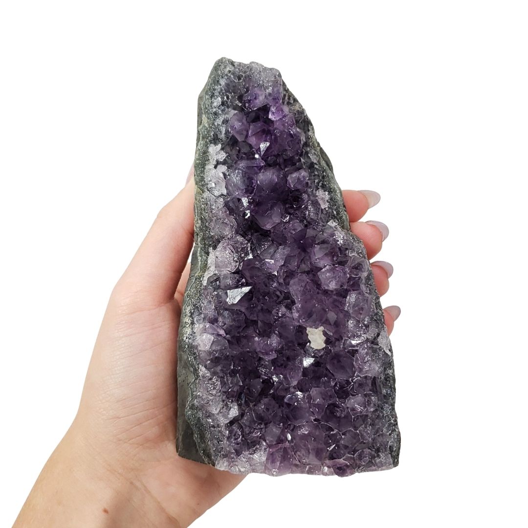 Amethyst Standing Cluster | Natural Crystal for Calm and Clarity
