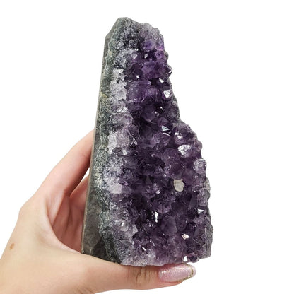 Amethyst Standing Cluster | Natural Crystal for Calm and Clarity