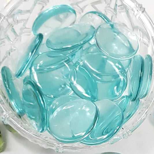Aqua Obsidian Smooth Pocket Stone