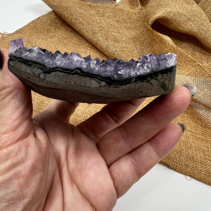 Amethyst Heart Cluster for Peaceful Energy and Emotional Ease