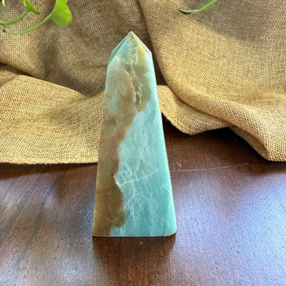 Caribbean Calcite Tower for Presence and Peaceful Reflection