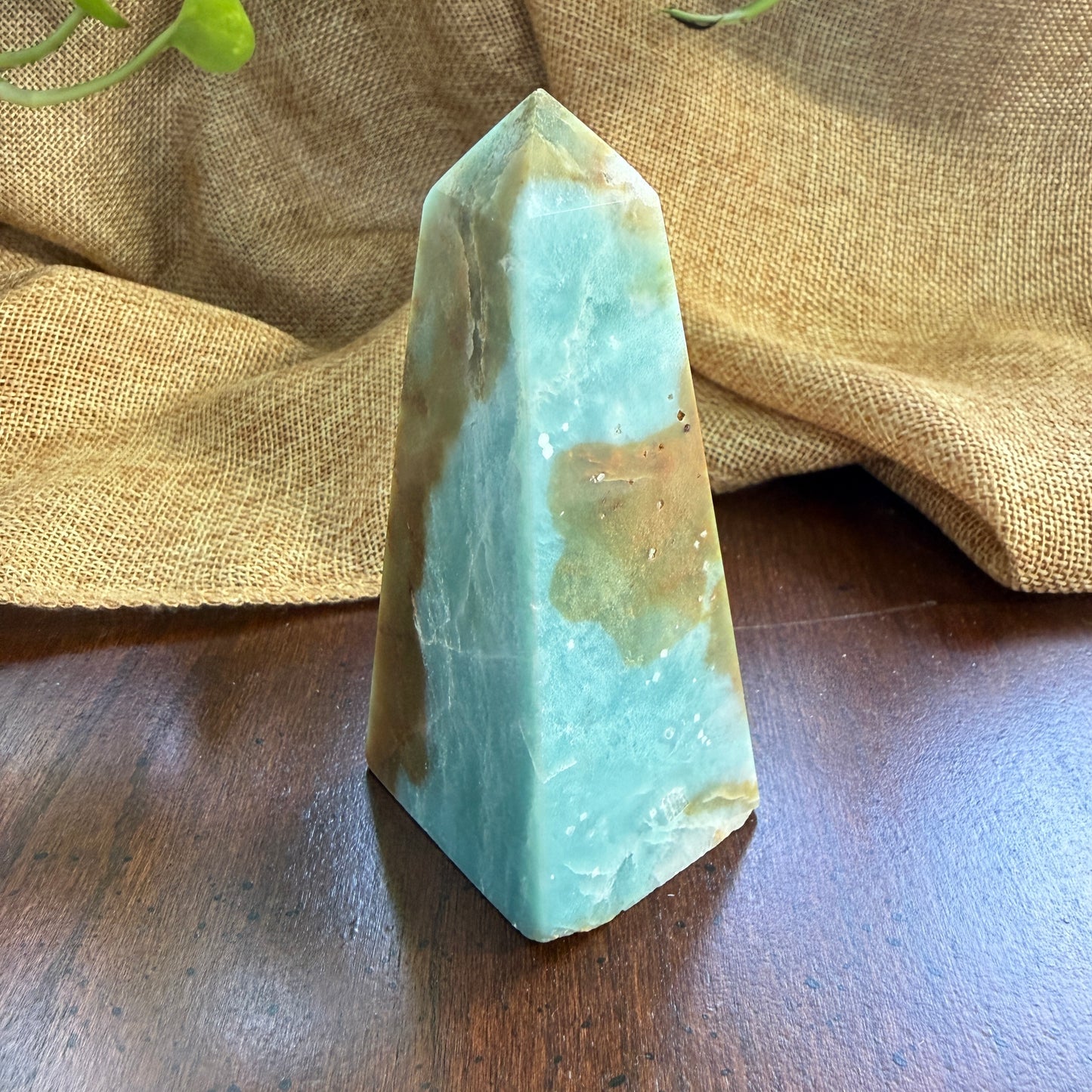 Caribbean Calcite Tower for Presence and Peaceful Reflection
