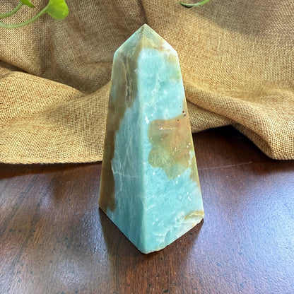 Caribbean Calcite Tower for Presence and Peaceful Reflection