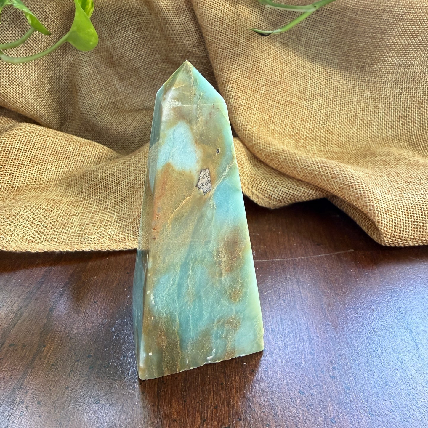 Caribbean Calcite Tower for Presence and Peaceful Reflection
