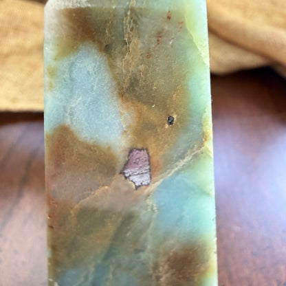 Caribbean Calcite Tower for Presence and Peaceful Reflection