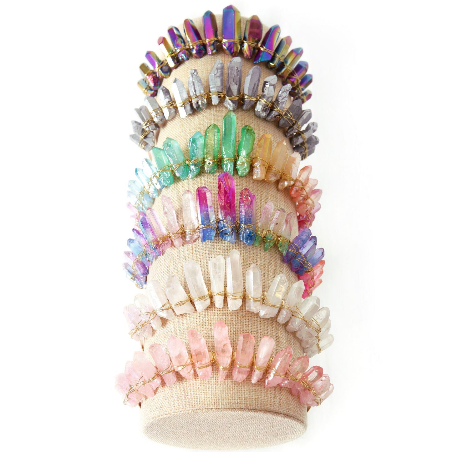 Quartz Crystal Tiara Crowns: Celebrate Life's Magic