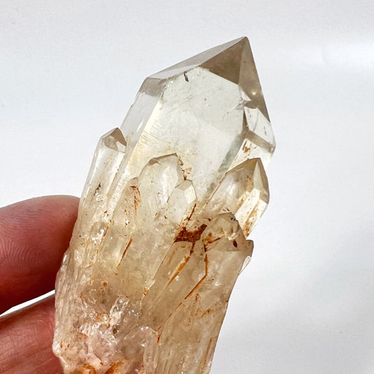 Bright Translucent Congo Citrine Point – Clarity, Confidence & Rare Beauty